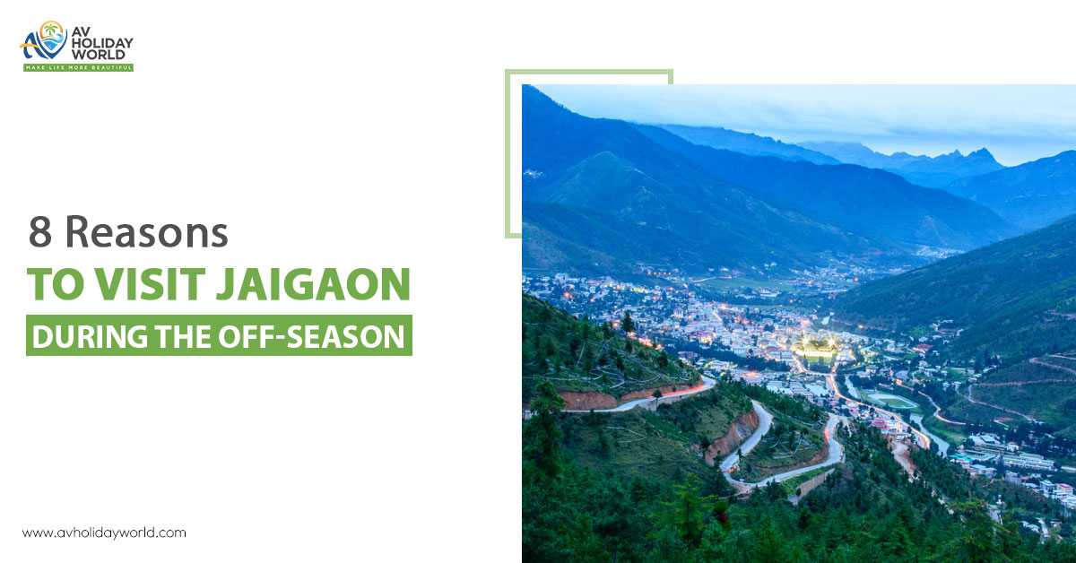 Jaigaon scenic view during the off-season